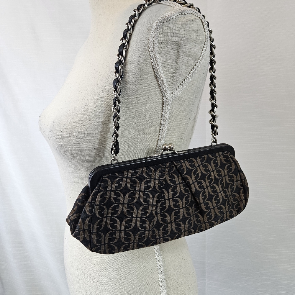 Vintage Y2K Fossil Monogram Chain Purse